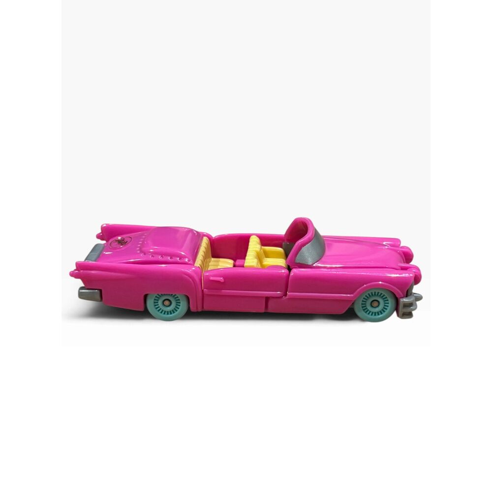 Vintage 1996 Bluebird Polly Pocket Pink Convertible Car - Magical Mansion